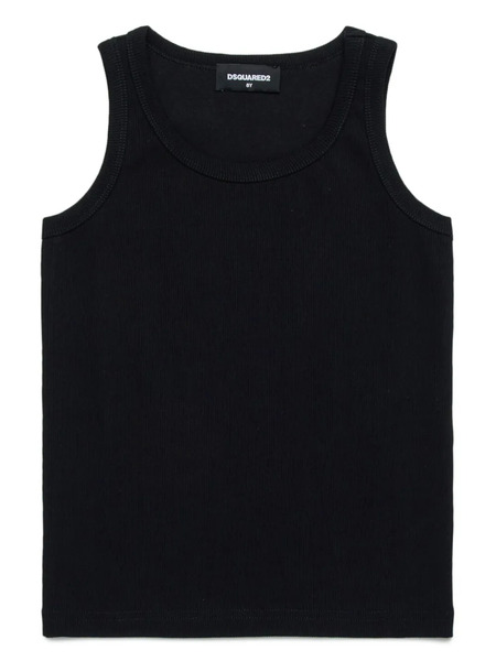  Dsquared2 Kids Cotton Tank Top - Black 