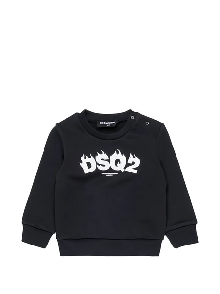  Dsquared2 Kids Crew-neck Sweatshirt - Black 