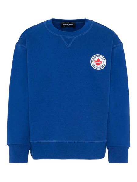  Dsquared2 Kids Crew-neck Sweatshirt - Blue 