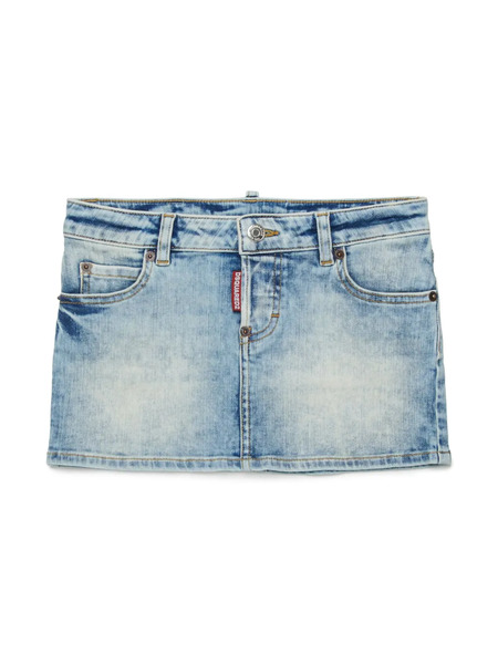 Dsquared2 Kids Denim Mini Skirt - Blue 