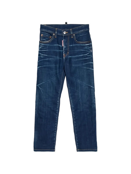  Dsquared2 Kids Denim Patch Trousers - Blue 