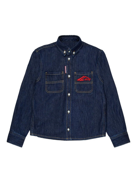 Dsquared2 Kids Denim Shirt - Blue 