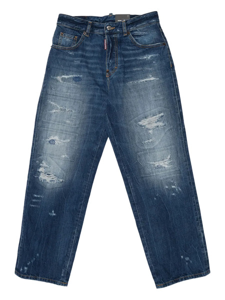  Dsquared2 Kids Distressed-effect Jeans - Blue 