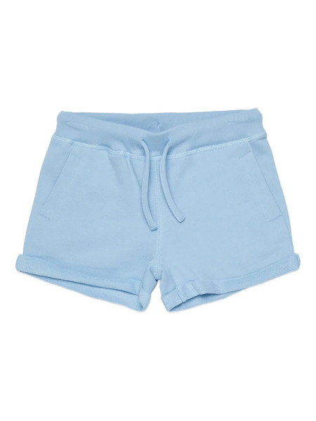  Dsquared2 Kids Drawstring Cotton Shorts - Blue 