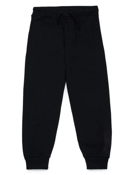  Dsquared2 Kids Drawstring Cotton Track Pants - Black 