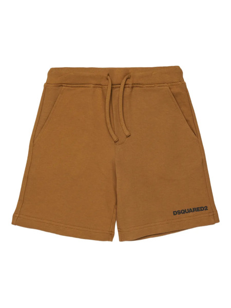  Dsquared2 Kids Drawstring-fastening Shorts - Brown 