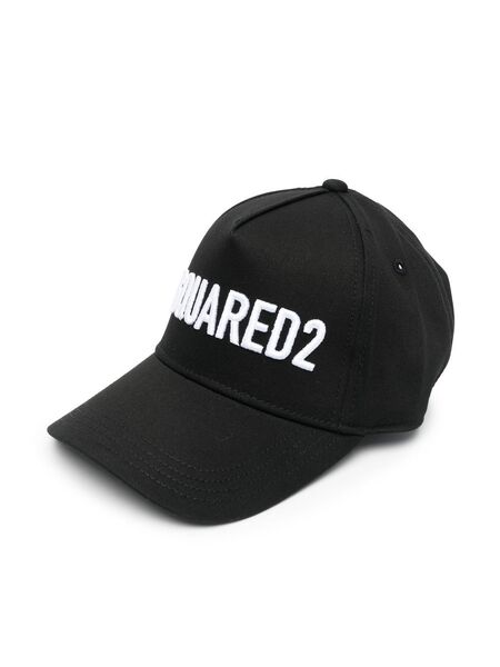  Dsquared2 Kids Embroidered-logo Baseball Cap - Black 