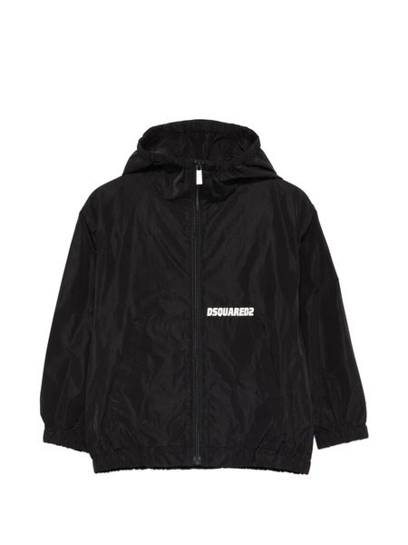  Dsquared2 Kids Hooded Jacket - Black 