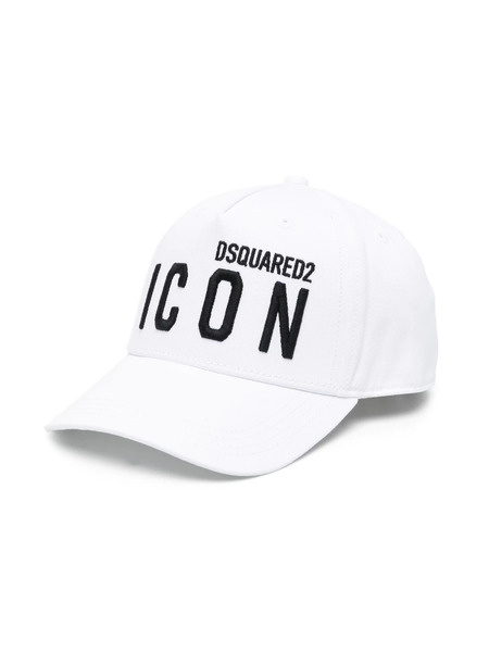  Dsquared2 Kids Icon Logo-embroidered Baseball Cap - White 