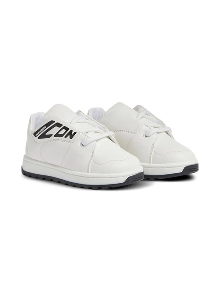  Dsquared2 Kids Icon Logo Sneakers - White 
