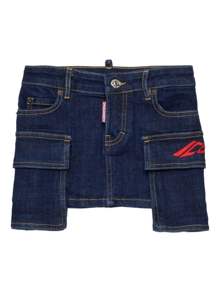  Dsquared2 Kids Icon Mini Skirt - Blue 
