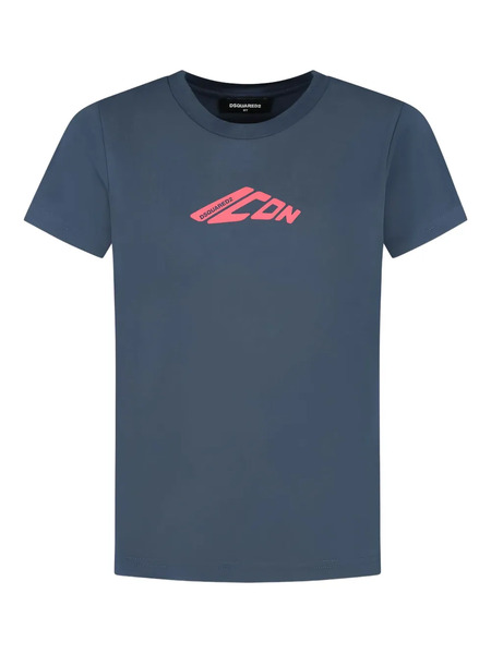  Dsquared2 Kids Icon-print T-shirt - Blue 