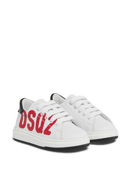  Dsquared2 Kids Lace-up Sneakers - White 