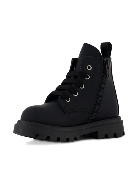  Dsquared2 Kids Lace-up Zip Boots - Black 