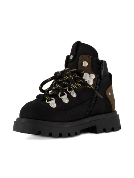  Dsquared2 Kids Lace-up Zip Boots - Black 