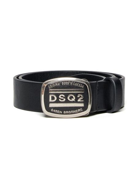  Dsquared2 Kids Leather Belt - Black 