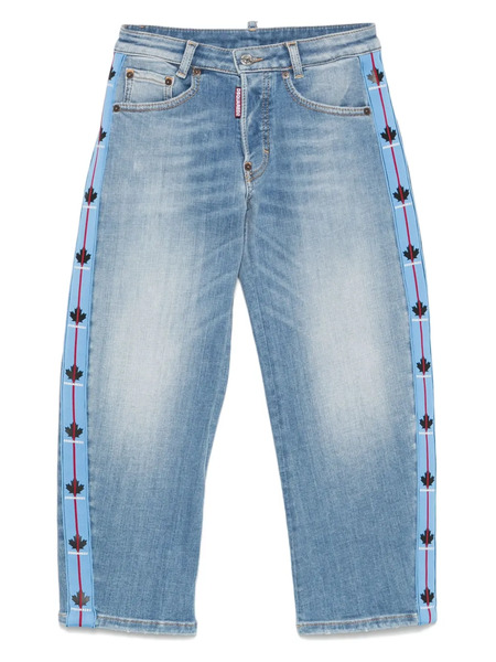  Dsquared2 Kids Logo-band Jeans - Blue 