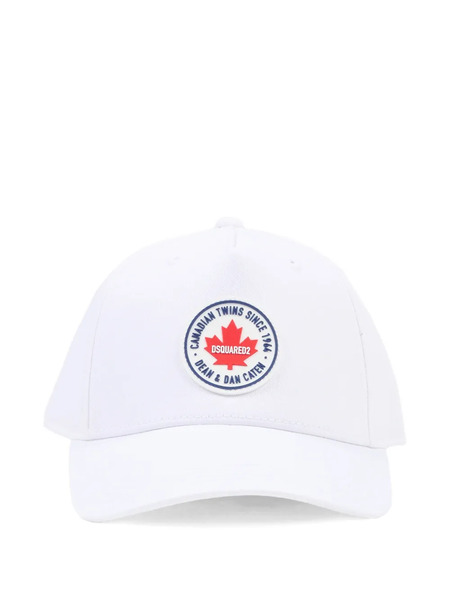  Dsquared2 Kids Logo-patch Cap - White 