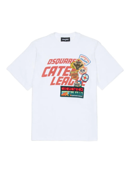  Dsquared2 Kids Logo-patch T-shirt - White 