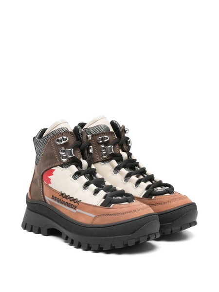  Dsquared2 Kids Logo-print Boots - Brown 
