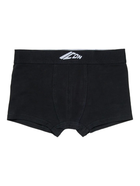 Dsquared2 Kids Logo-print Boxers - Black 