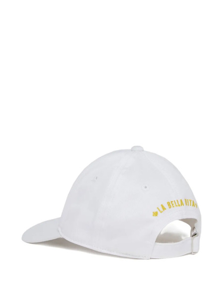  Dsquared2 Kids Logo-print Cap - White 