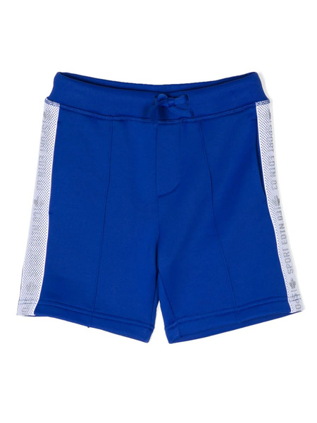  Dsquared2 Kids Logo-print Drawstring Track Shorts - Blue 