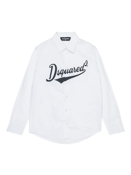  Dsquared2 Kids Logo-print Shirt - White 