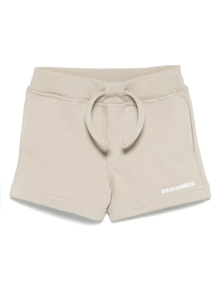  Dsquared2 Kids Logo-print Shorts - Neutrals 
