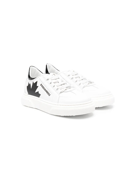 Dsquared2 Kids Logo-print Sneakers - White 