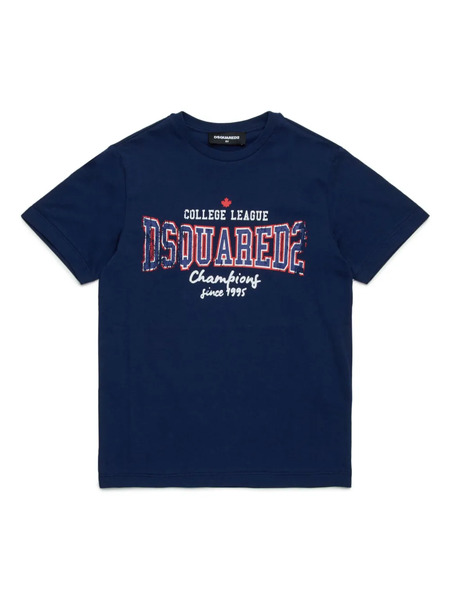  Dsquared2 Kids Logo-print T-shirt - Blue 