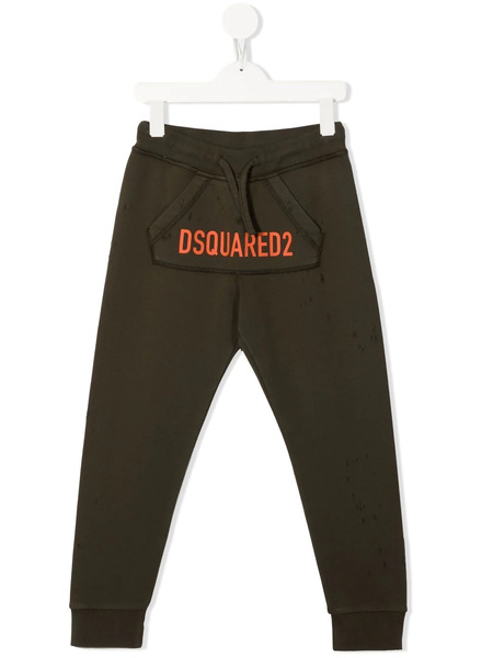  Dsquared2 Kids Logo-print Track Pants - Green 