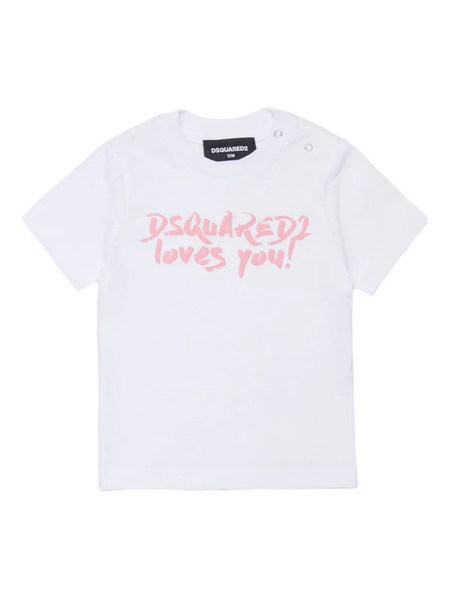  Dsquared2 Kids Printed T-shirt - White 