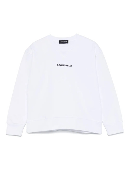  Dsquared2 Kids Raised-logo Sweatshirt - White 