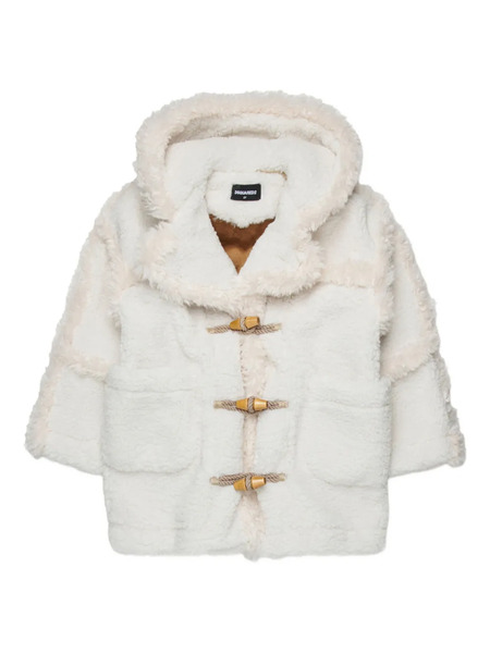 Dsquared2 Kids Shearling Jacket - White 