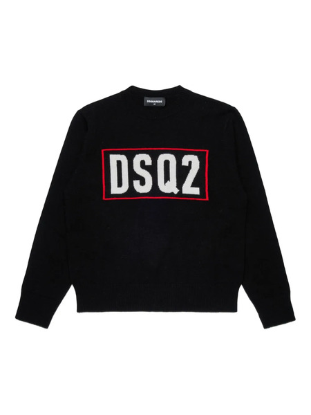  Dsquared2 Kids Wool Jumper - Black 