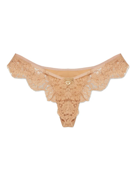  Dsquared2 Lace-detail Thong - Neutrals 