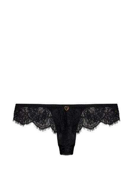  Dsquared2 Lace Thong - Black 
