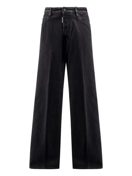  Dsquared2 Leather-patch Jeans - Black 