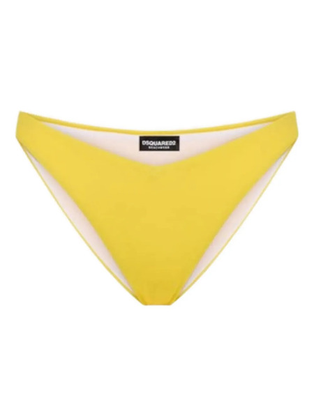  Dsquared2 Logo Bikini Bottoms - Yellow 