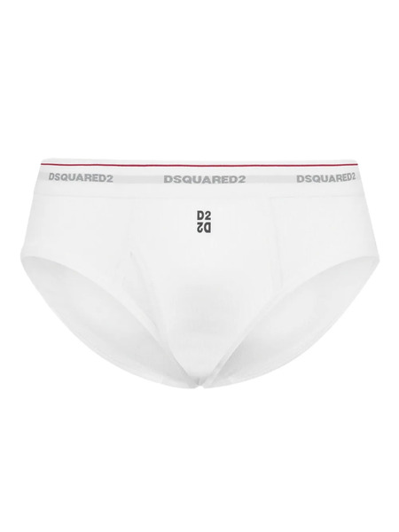  Dsquared2 Logo Briefs - White 