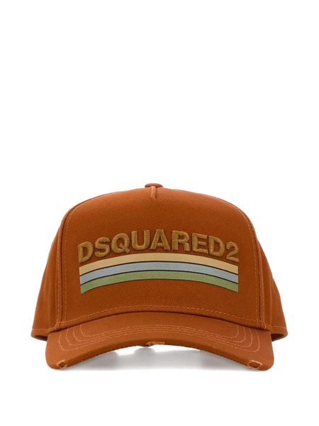  Dsquared2 Logo-detail Baseball Cap - Orange 