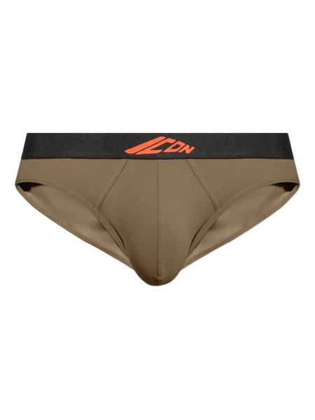  Dsquared2 Logo-detail Briefs - Green 