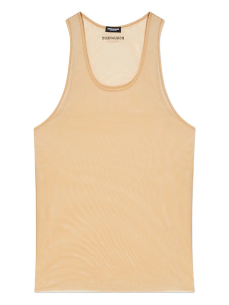  Dsquared2 Logo-detail Tank Top - Neutrals 