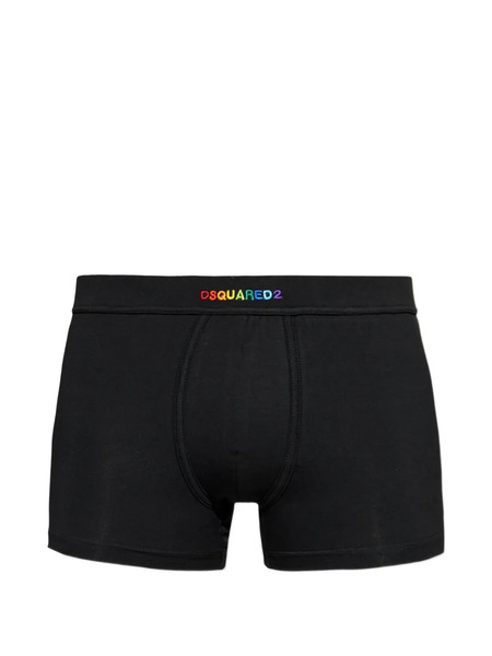  Dsquared2 Logo-embroidered Boxers - Black 