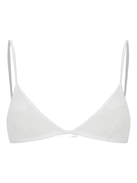  Dsquared2 Logo-embroidered Bra - White 