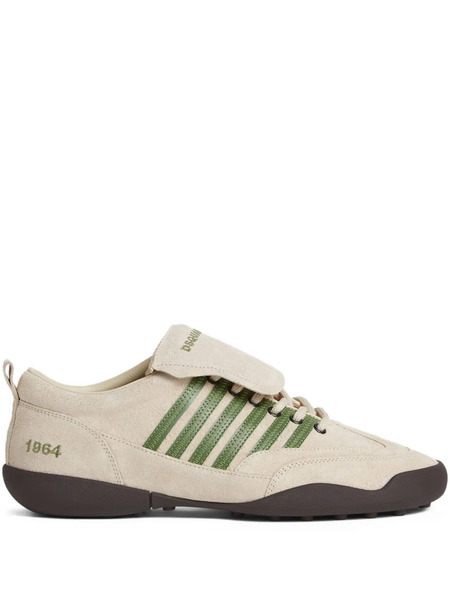  Dsquared2 Logo-embroidered Sneakers - Neutrals 