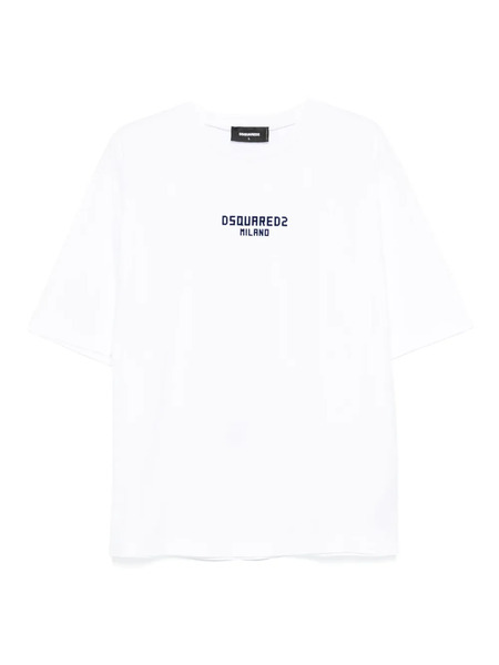  Dsquared2 Logo-embroidered T-shirt - White 