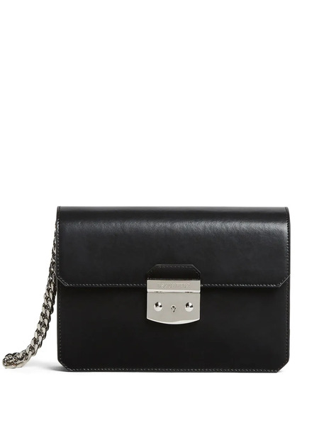  Dsquared2 Logo-engraved Leather Clutch Bag - Black 