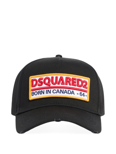  Dsquared2 Logo-patch Baseball Cap - Black 